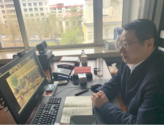 黑龙江省药监局党组书记、局长李劲松带队开展远程药品安全生产检查