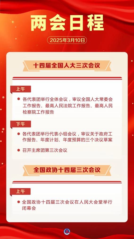 人代会审议全国人大常委会工作报告等 全国政协十四届三次会议闭幕